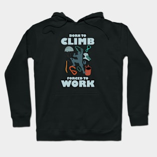 Born To Climb Forced To Work Hoodie